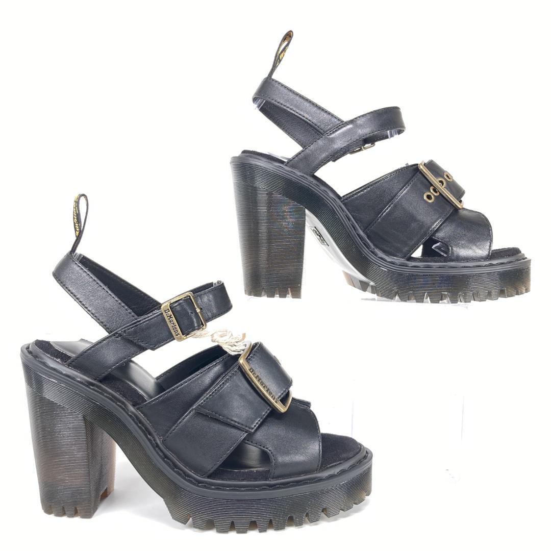 極美品　ドクターマーチン　GRANIK　厚底チャンキーヒールストラップサンダル