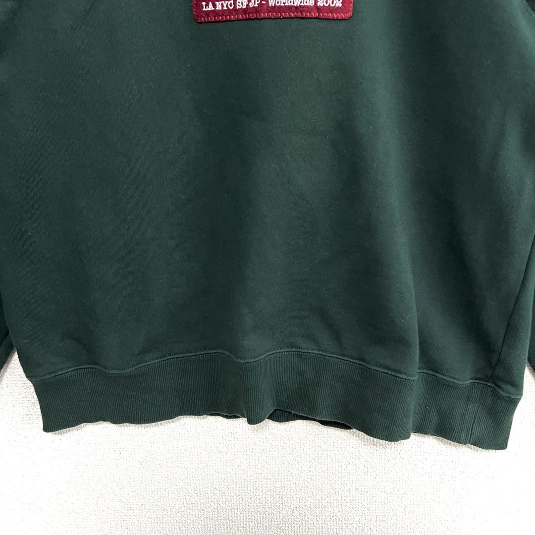 【入手困難】HUF ハフ✨️希少　パイルロゴ　スウェット　最高デザイン　美品　Ｍ