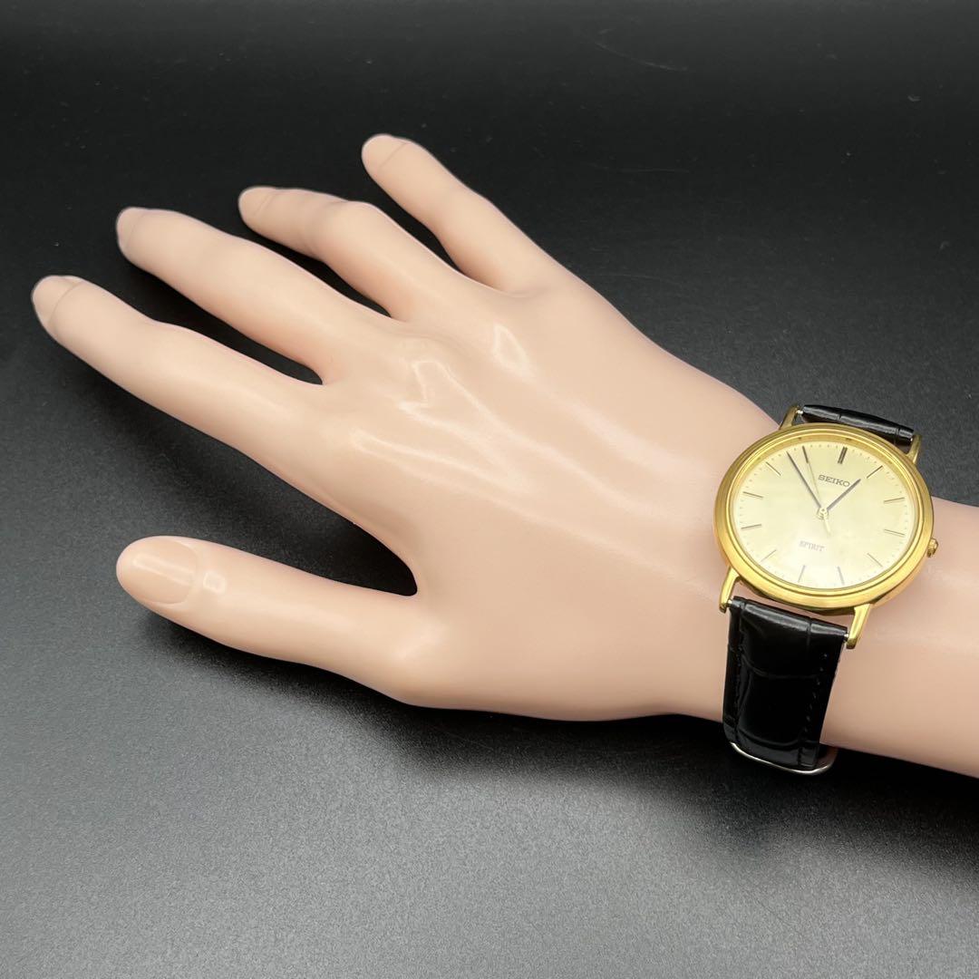 稼動 腕時計　SEIKO SPIRIT セイコー　スピリット 新品ベルト　C02