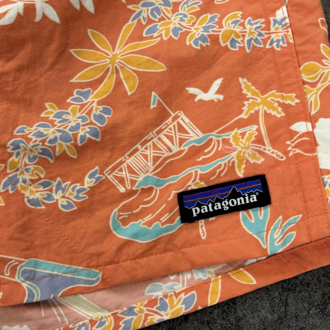 Patagonia バギーズショーツ ナイロンパンツ 花柄 インナーパンツ付き