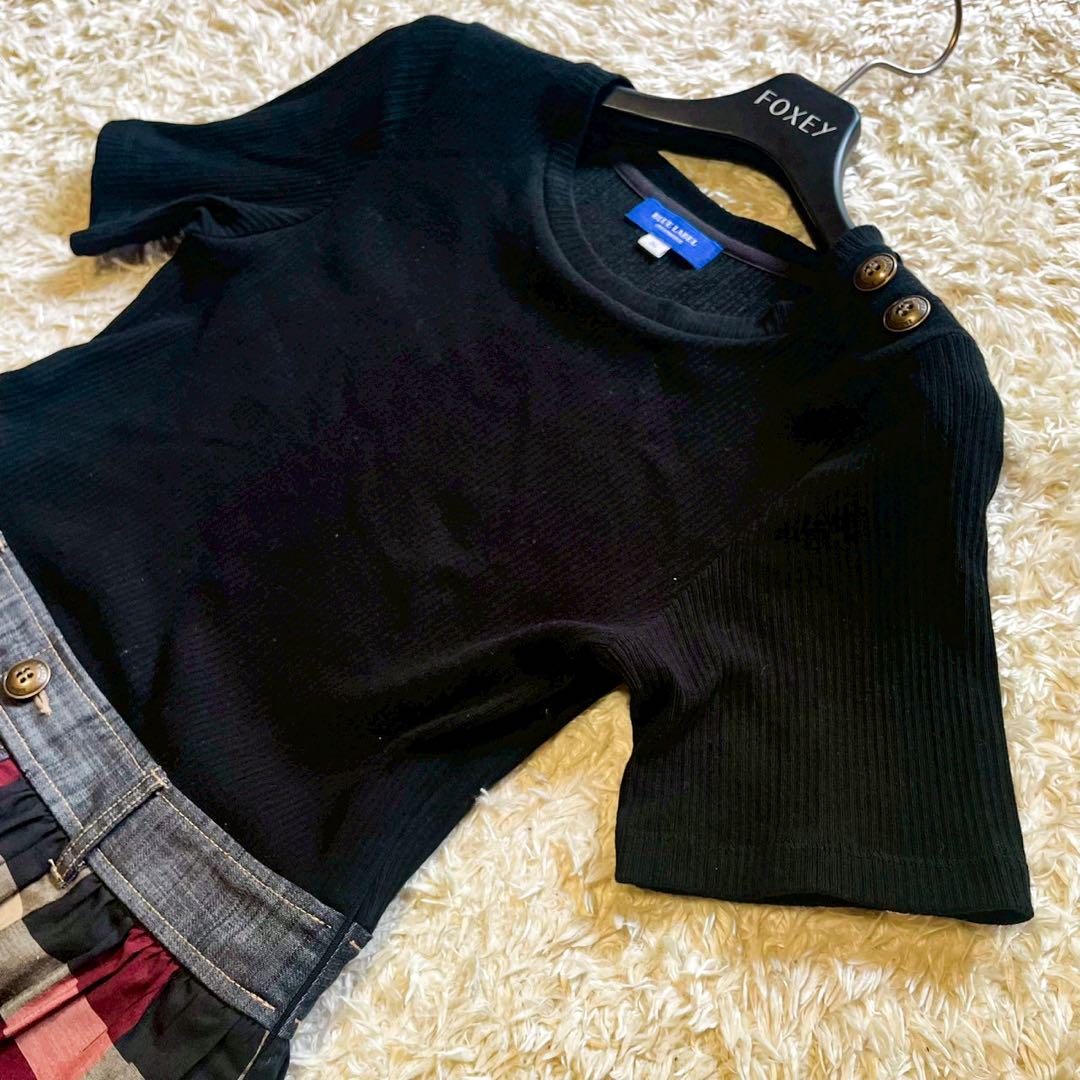 新品 ブルーレーベルクレストブリッジ コンビワンピース