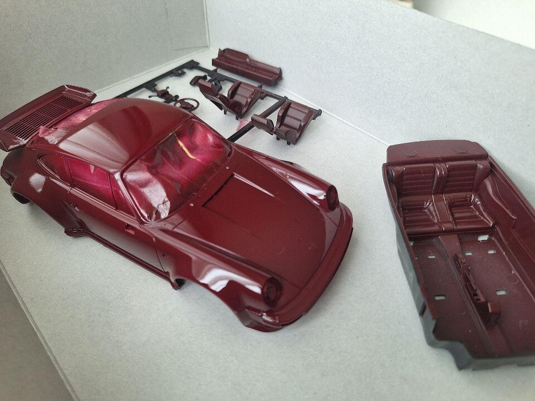 (製作確認用) タミヤ アバルト695SS ポルシェ911ターボ (930)