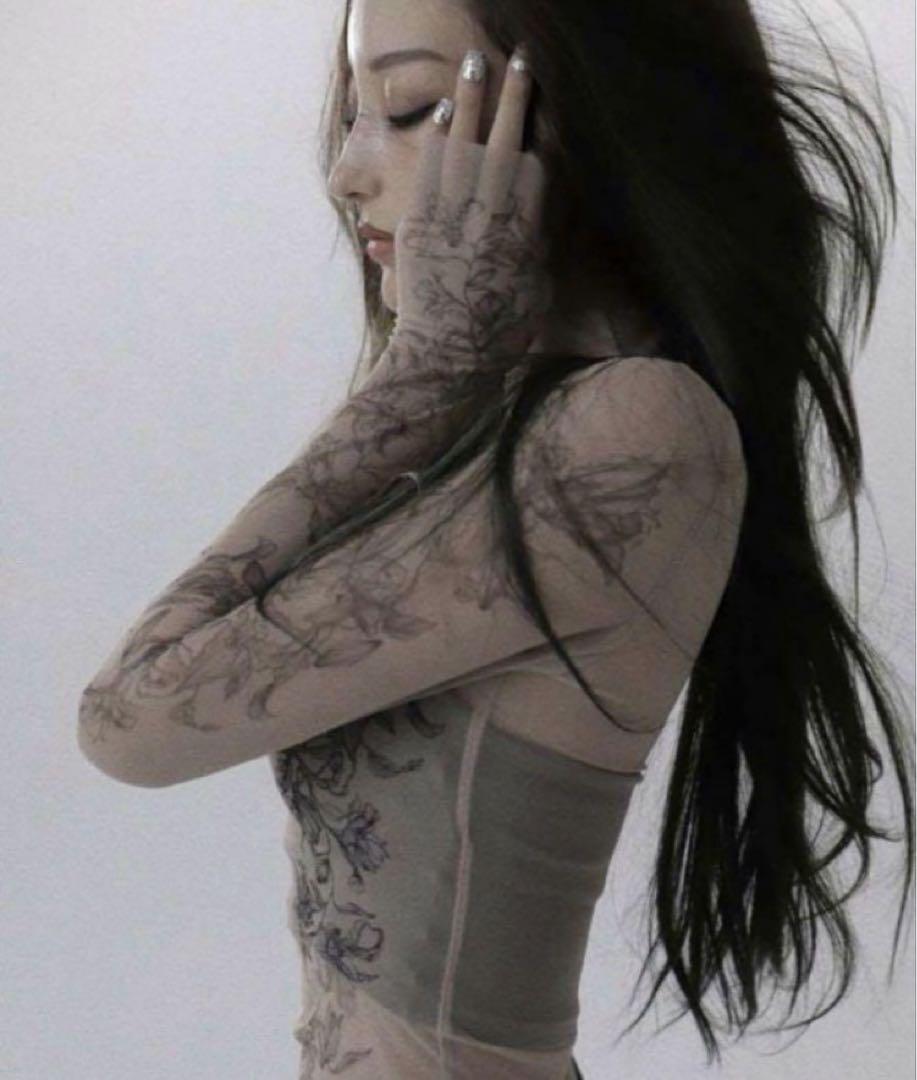melt the lady lily tattoo tops メルトザレディ