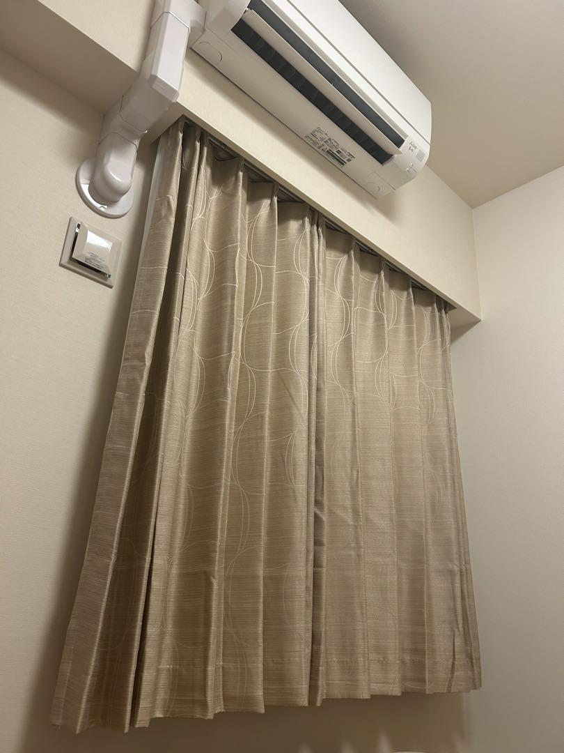 【無印良品】値下げしました ♪アイボリーカーテン幅100×丈200cm２枚セット 無印良品】値下げしました ♪アイボリーカーテン幅100×丈200cm2