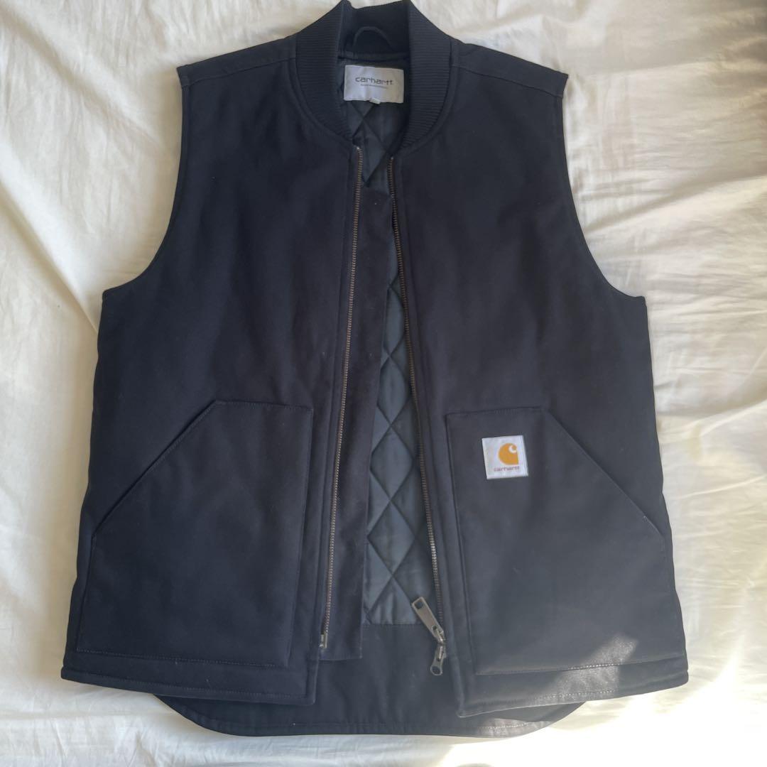 Carhartt 黒 ダックベスト