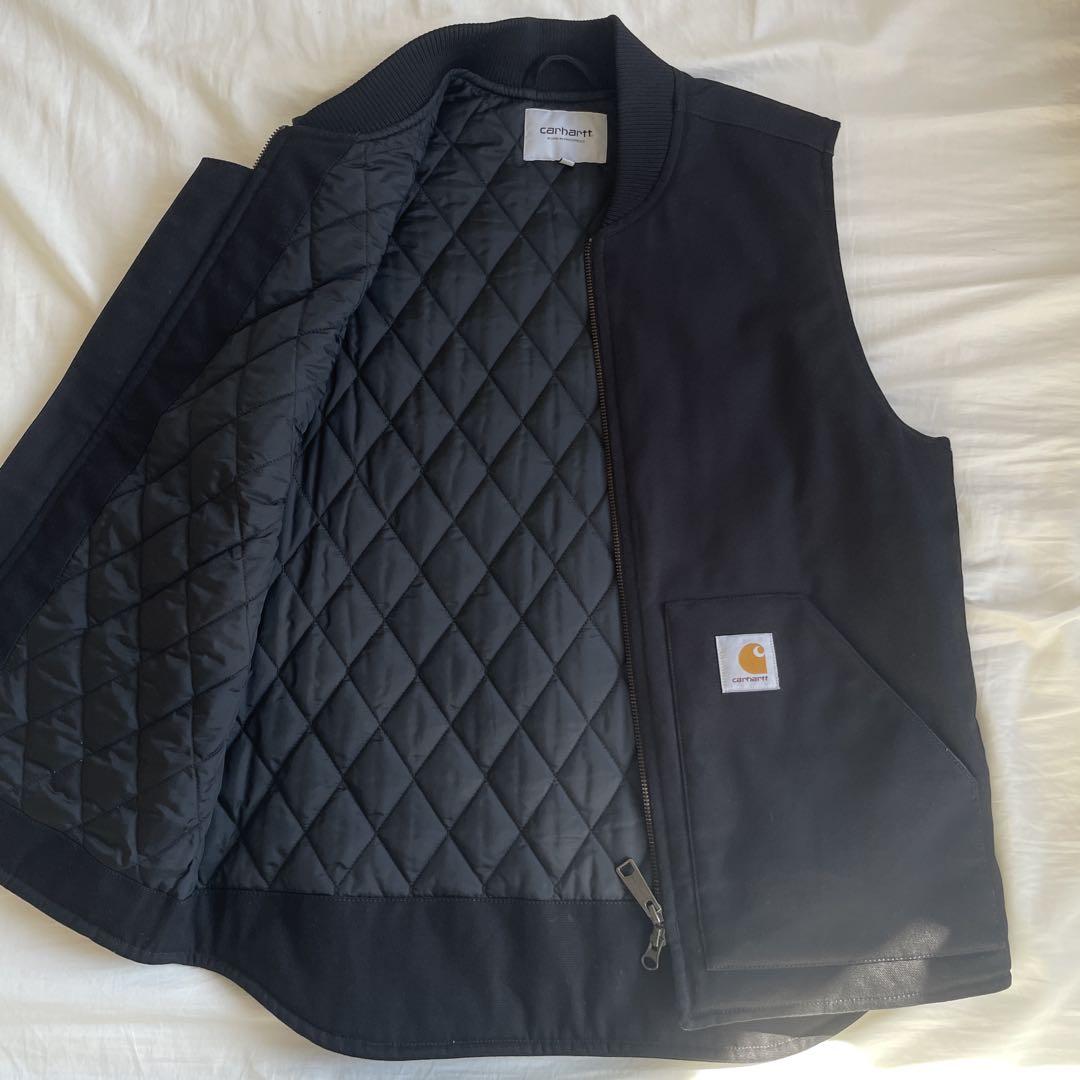 Carhartt 黒 ダックベスト
