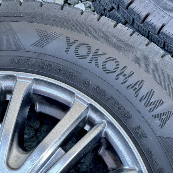 限定SALE正規品≦ 手渡し可 145 80R 12 アイスガードiG91 アルミホイール付き MQqW5-m99339154518 バリ山 新品100%新品