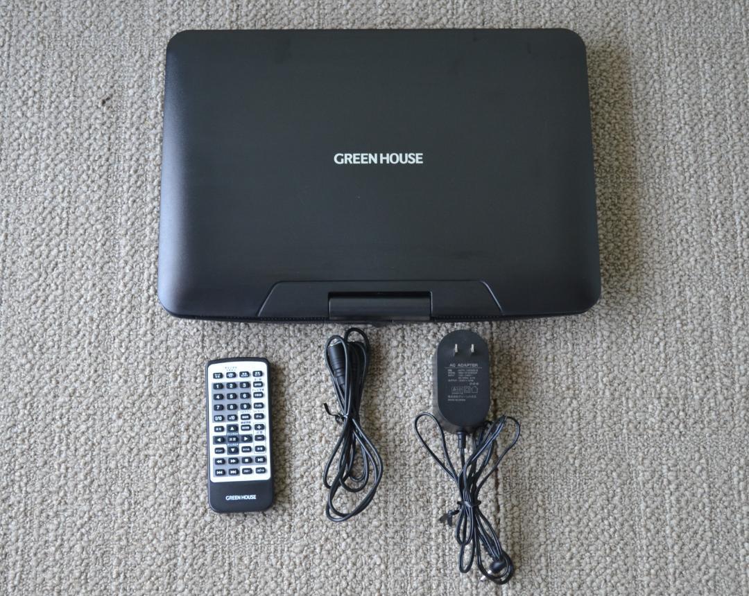 グリーンハウス 13.3型フルセグTV内蔵DVDプレーヤー 13NTV2PDVプレーヤー