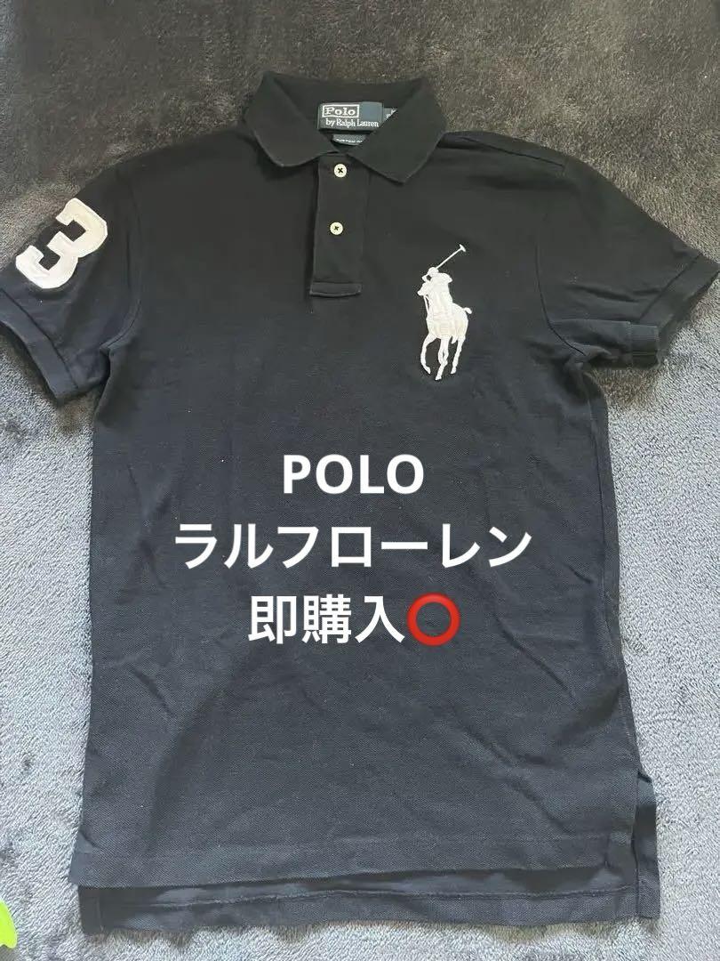 Polo by Ralph Lauren 黒 ポロシャツ 3 XS - トップスオンライン