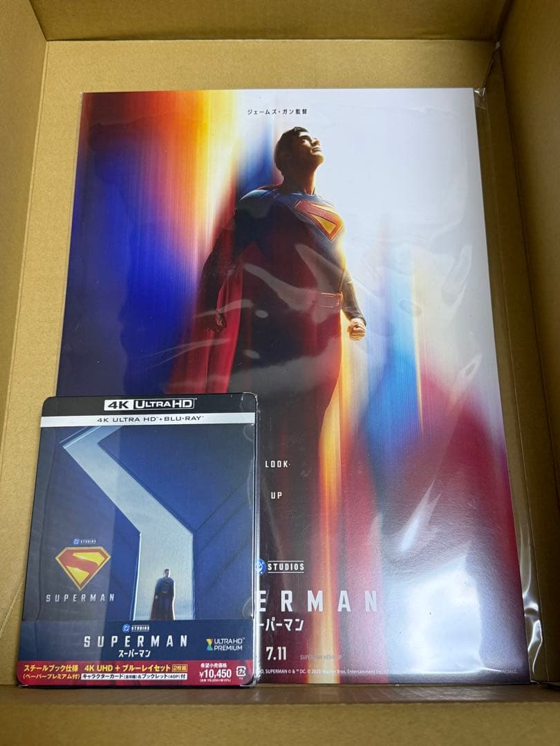 スーパーマン スチールブック仕様 ４Ｋ ＵＨＤ　特典付き