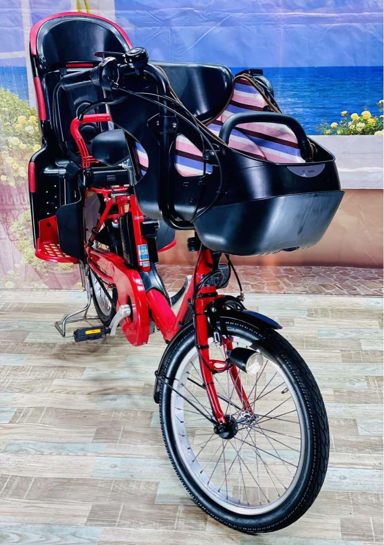 パナソニックギュット2018大容量12AH！子供乗せ電動アシスト自転車Y1593