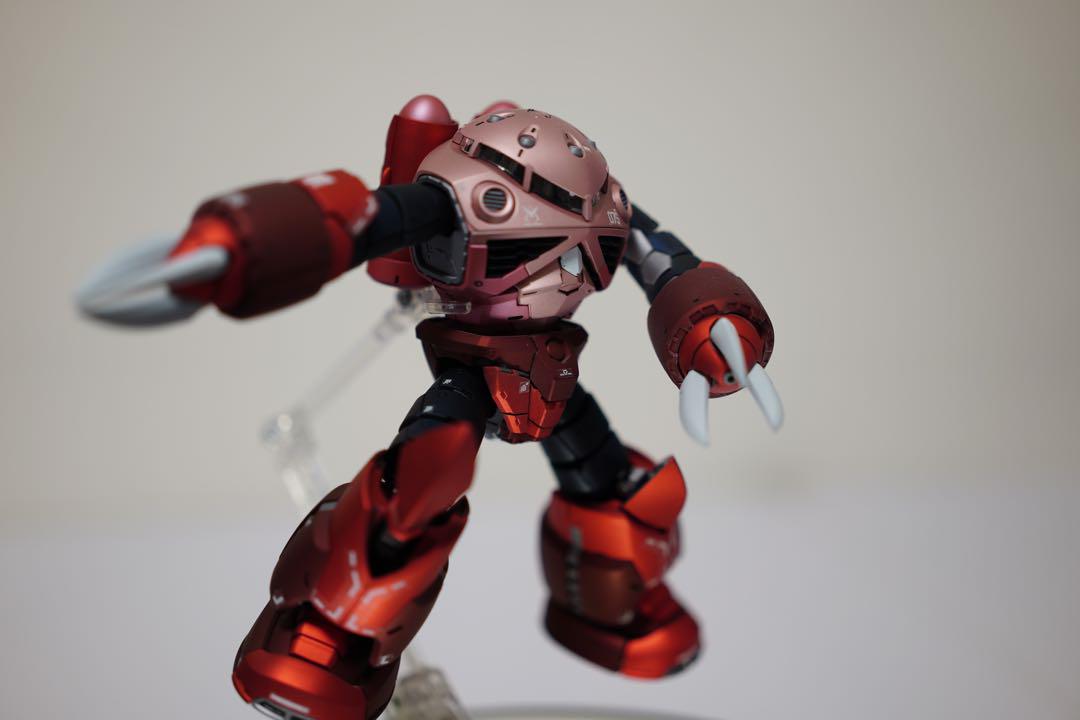 RG 1/144 MSM-07S シャア専用ズゴック　メタリック全塗装　完成品