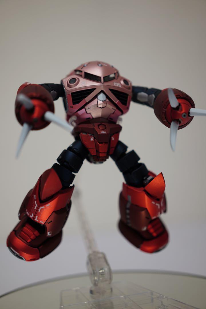 RG 1/144 MSM-07S シャア専用ズゴック　メタリック全塗装　完成品