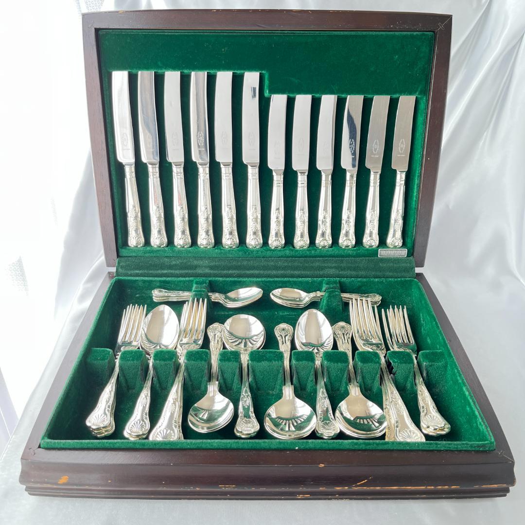 George Butler】キングスパターンのディナーセット 6名用42本組 - メルカリ