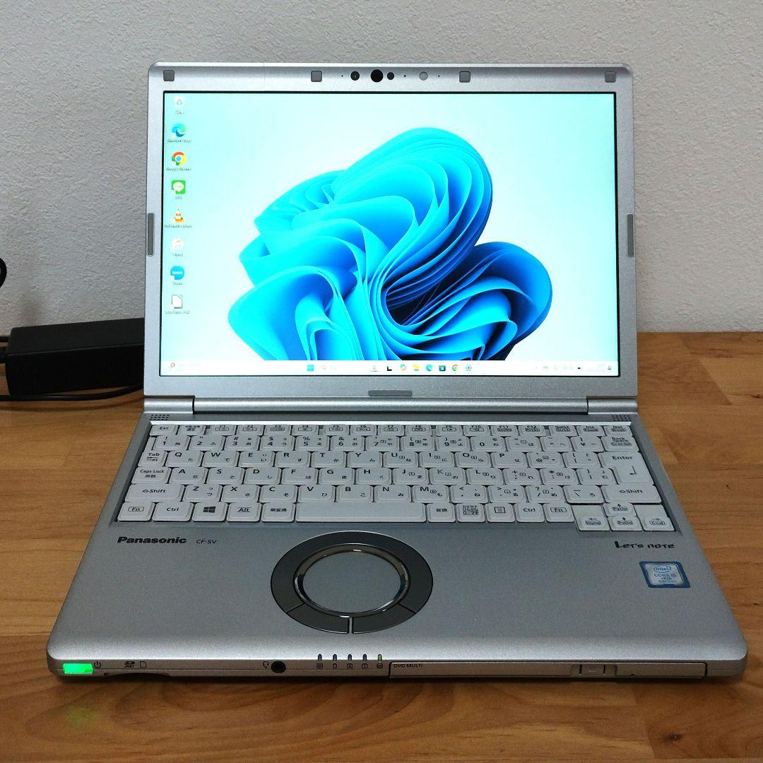 【Corei5第8世代】軽量ノートパソコン Windows11 DVD SV8
