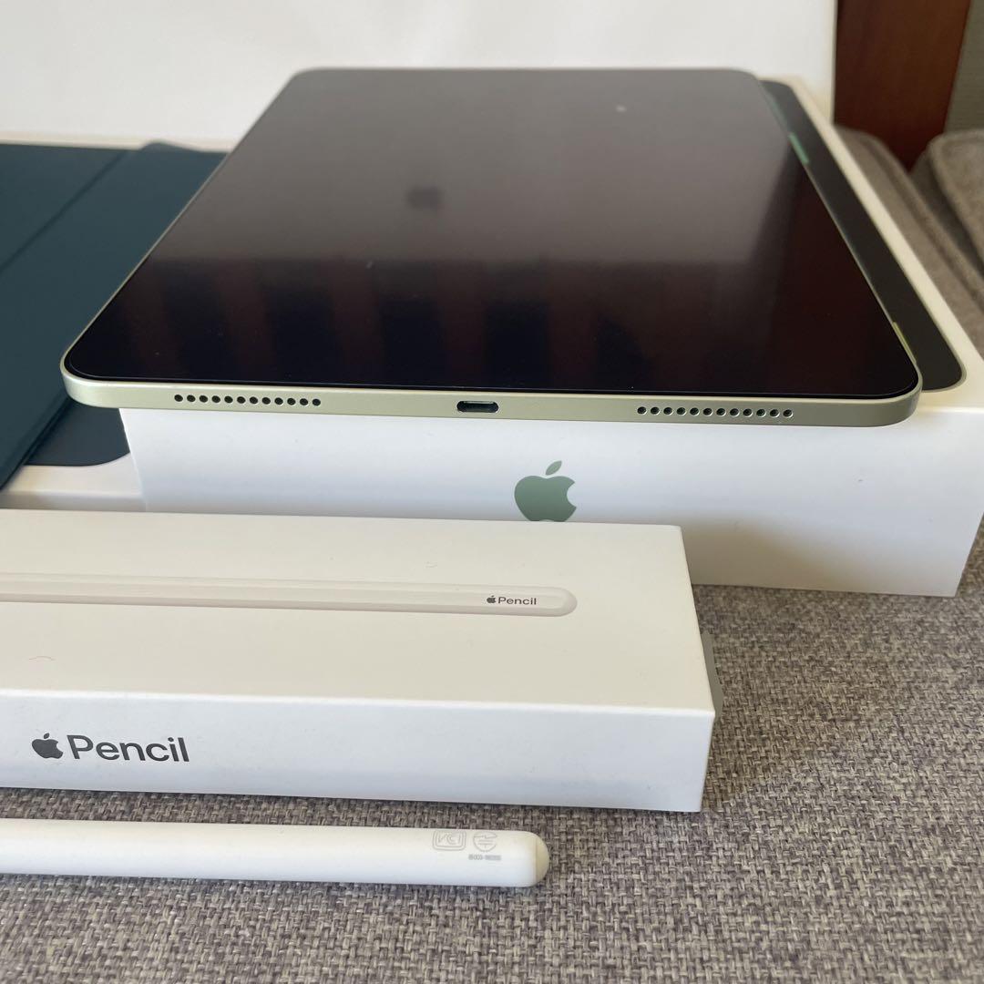 極美品!iPad Air4 グリーン256GB 画像3