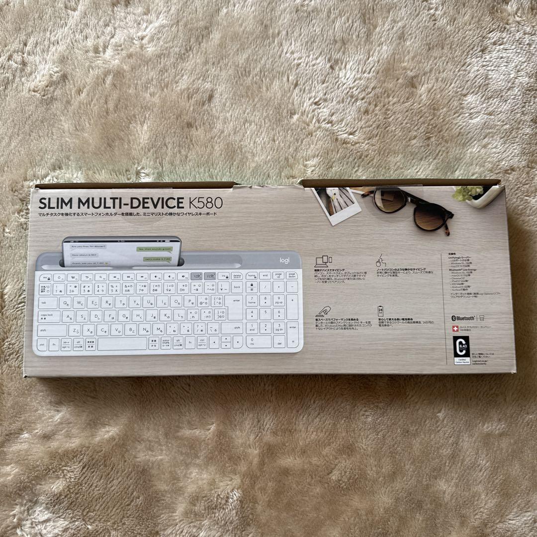 ロジクール Logicool K580 キーボード オフホワイト