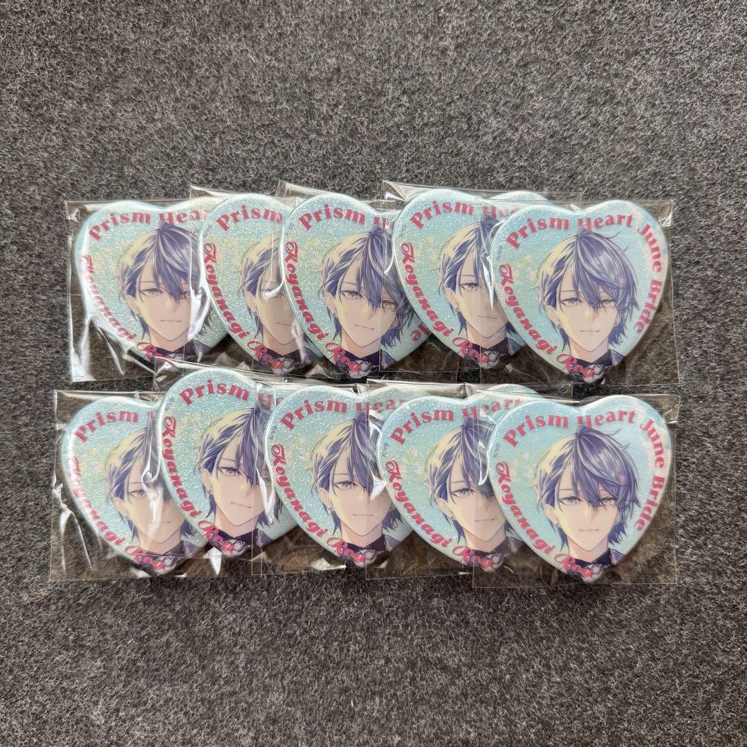 小柳ロウ June Brideにじさんじ ハート型 缶バッジ9個 - メルカリ