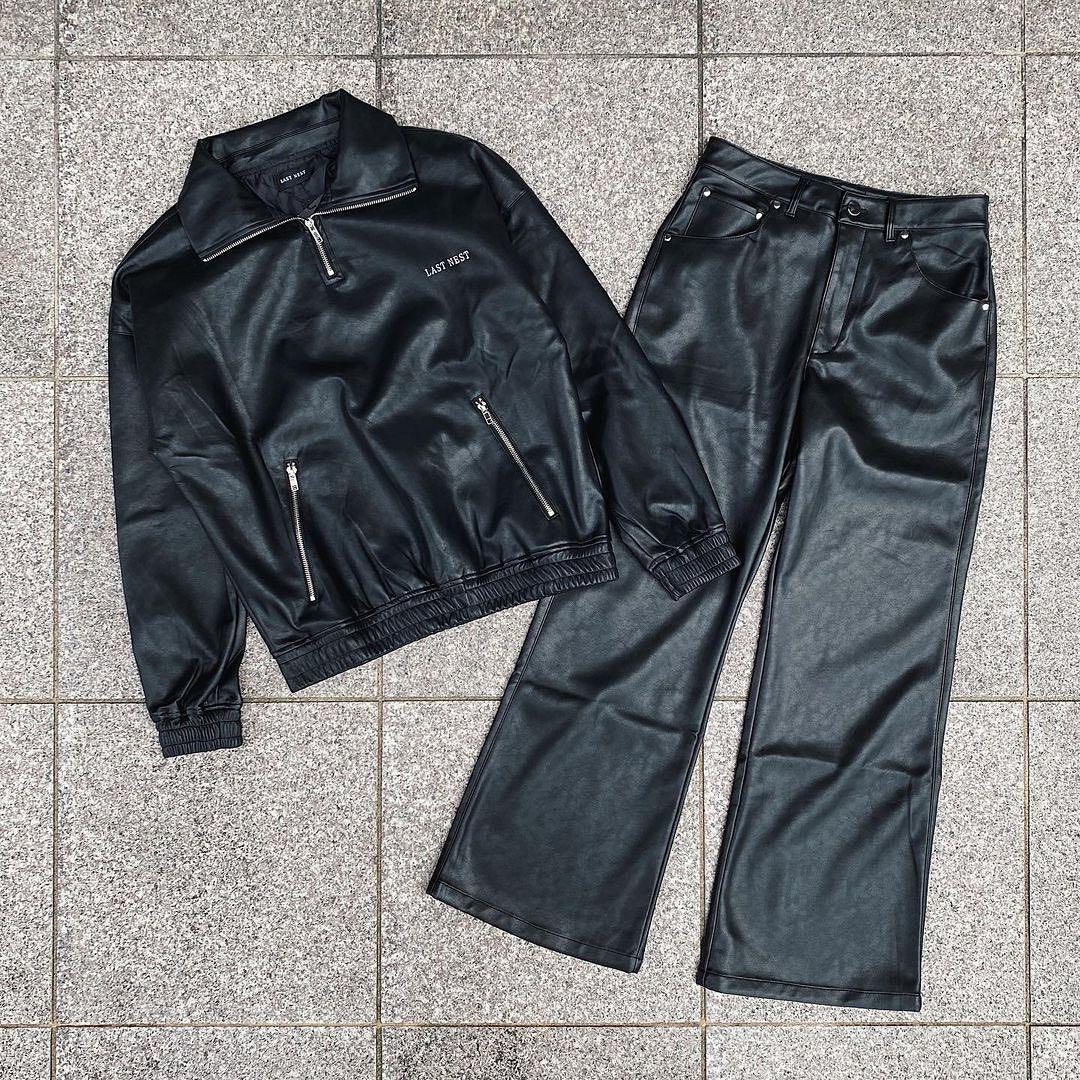 【YZERR着用】 LAST NEST leather wide pants