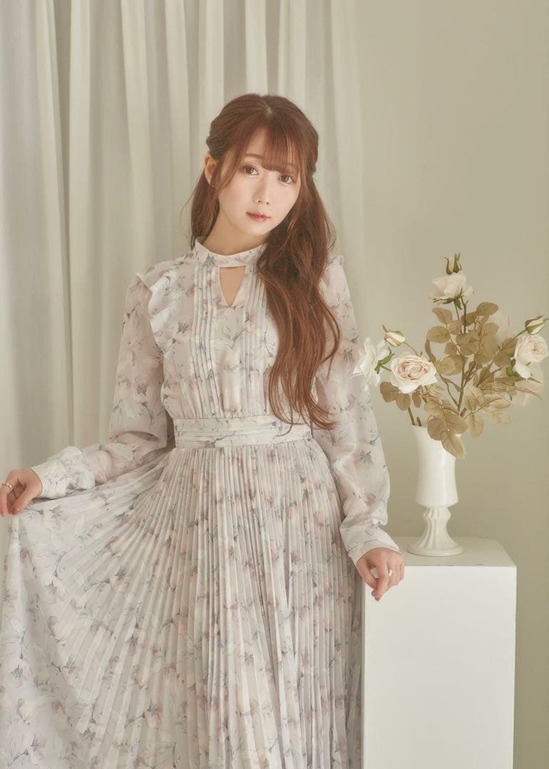 rosémuse sheer floral one-piec