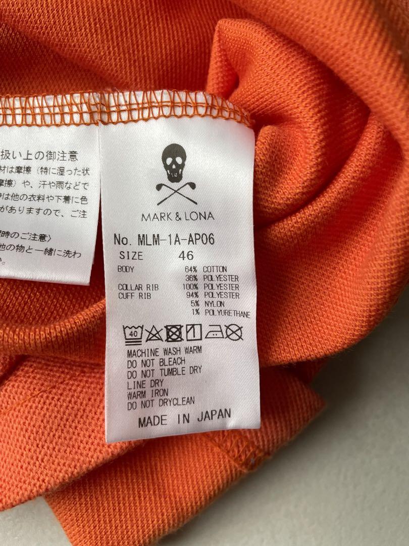 MARK&LONA マークアンドロナ 半袖ポロシャツ 総柄 ブラック系