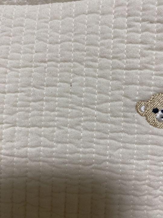 可愛いヌビバッグ くま ネイビー レッスンバッグ サブバッグ ハンドメイド 画像8