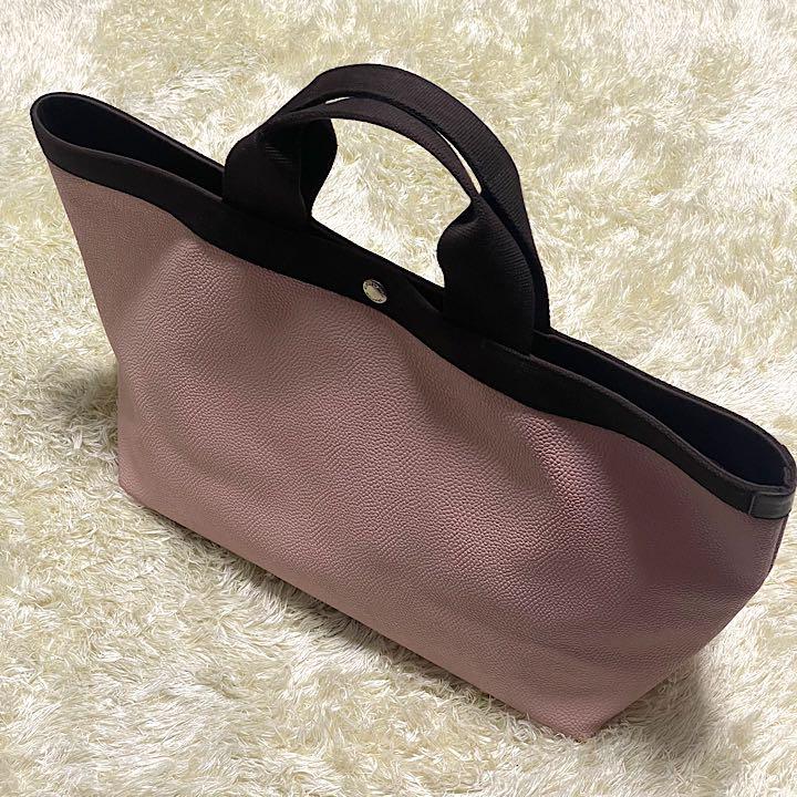 最安値正規品 美品 エルベシャプリエ トートバッグ スクエア コーテッドキャンバス タラマモカ 9fmpE-m99352807576 SALE新品