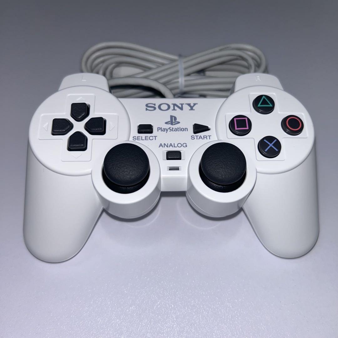 PS2 純正コントローラ 白 ホワイト 01 (SCPH-10010)