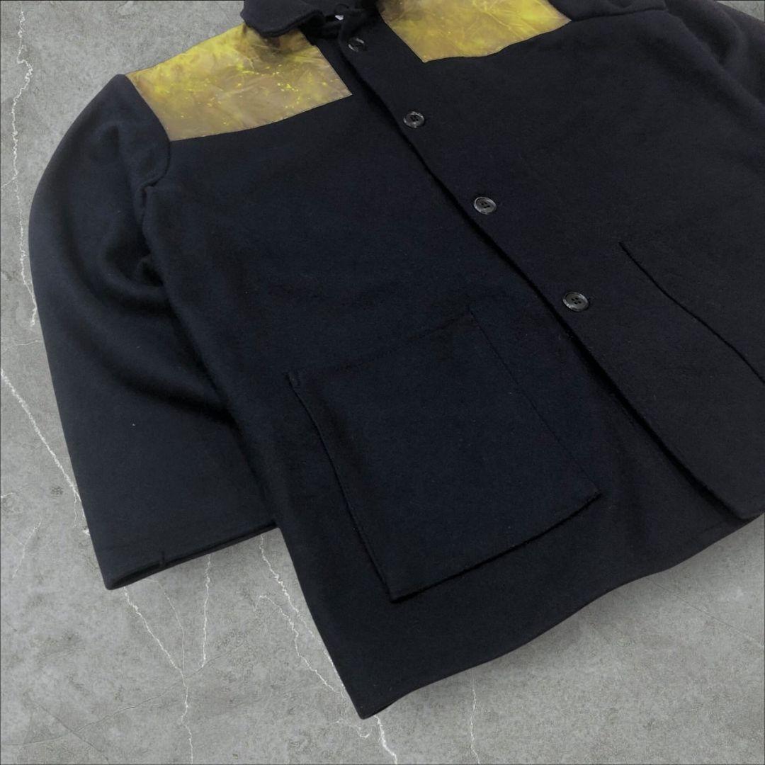 希少英国製MELTON ウールドンキーワークジャケットコートヴィンテージネイビー