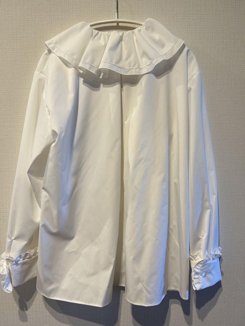 Drawer - ほぼ未使用 ohga オーガ PICO BLOUSE 襟フリルブラウス