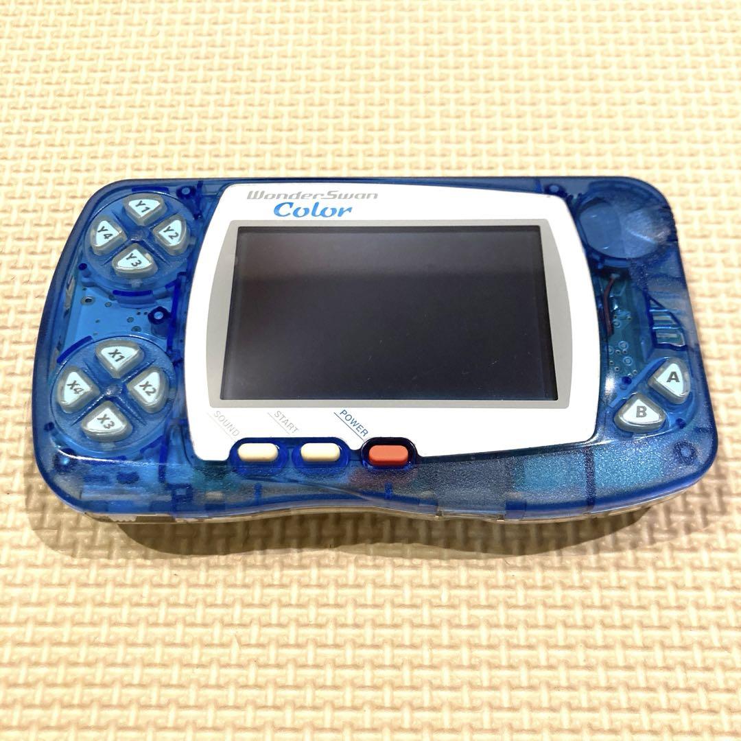 【美品】 WonderSwan Color ワンダースワンカラー　クリアブルー