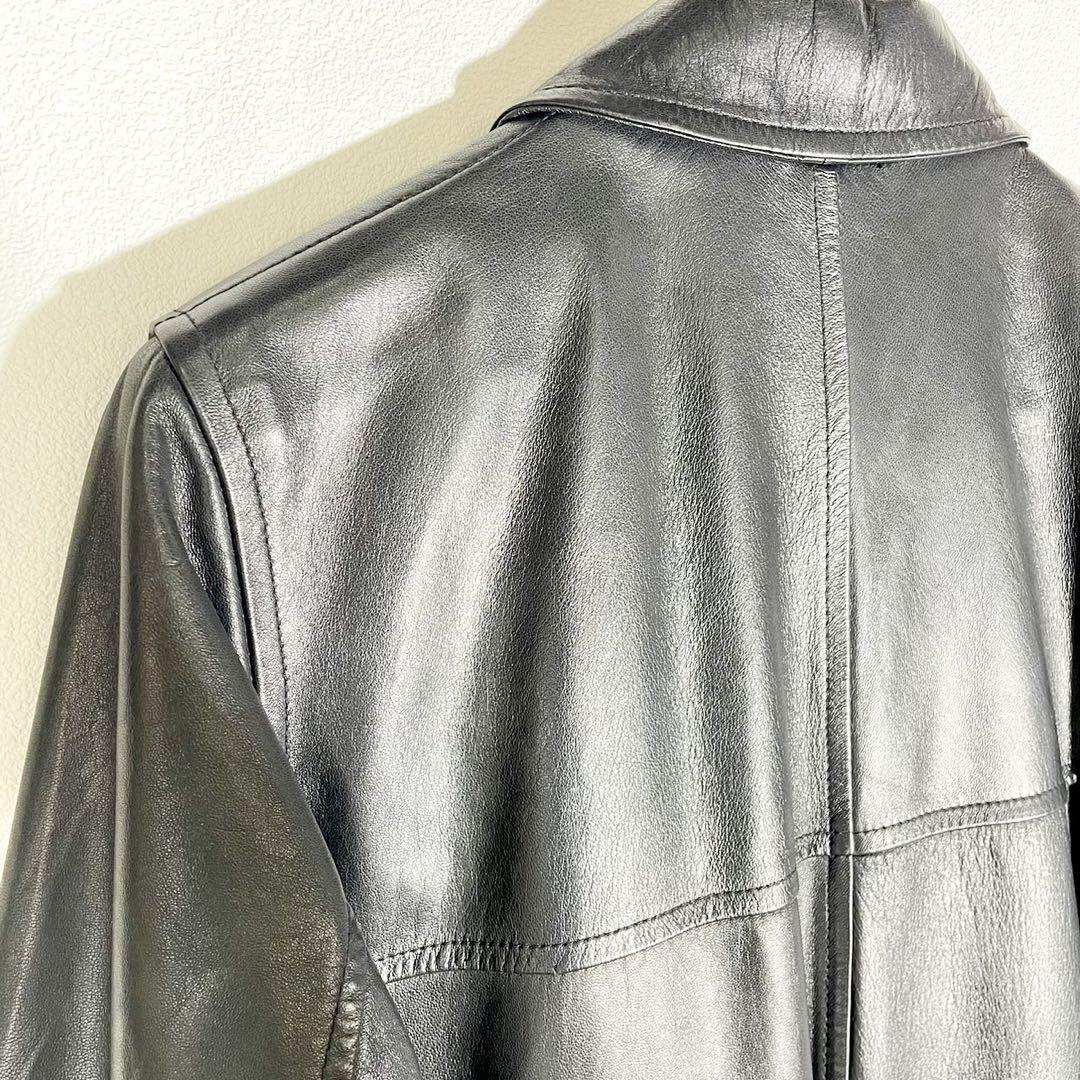 HAI SPORTING GEAR/レザー/ロングコート/羊革/ラムレザー