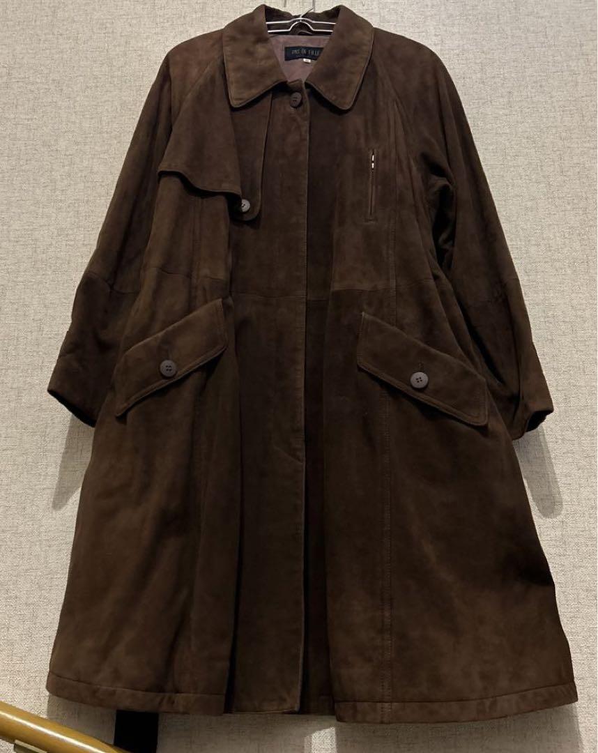 PAS DE FILLE 本羊革 ロングコート