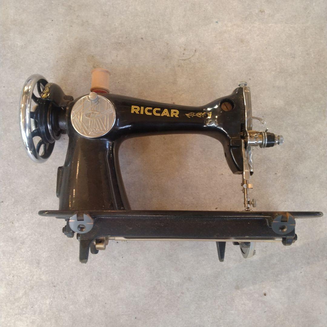 ビンテージ】RICCAR リッカー ミシン 足踏みミシン 本体のみ 手工芸