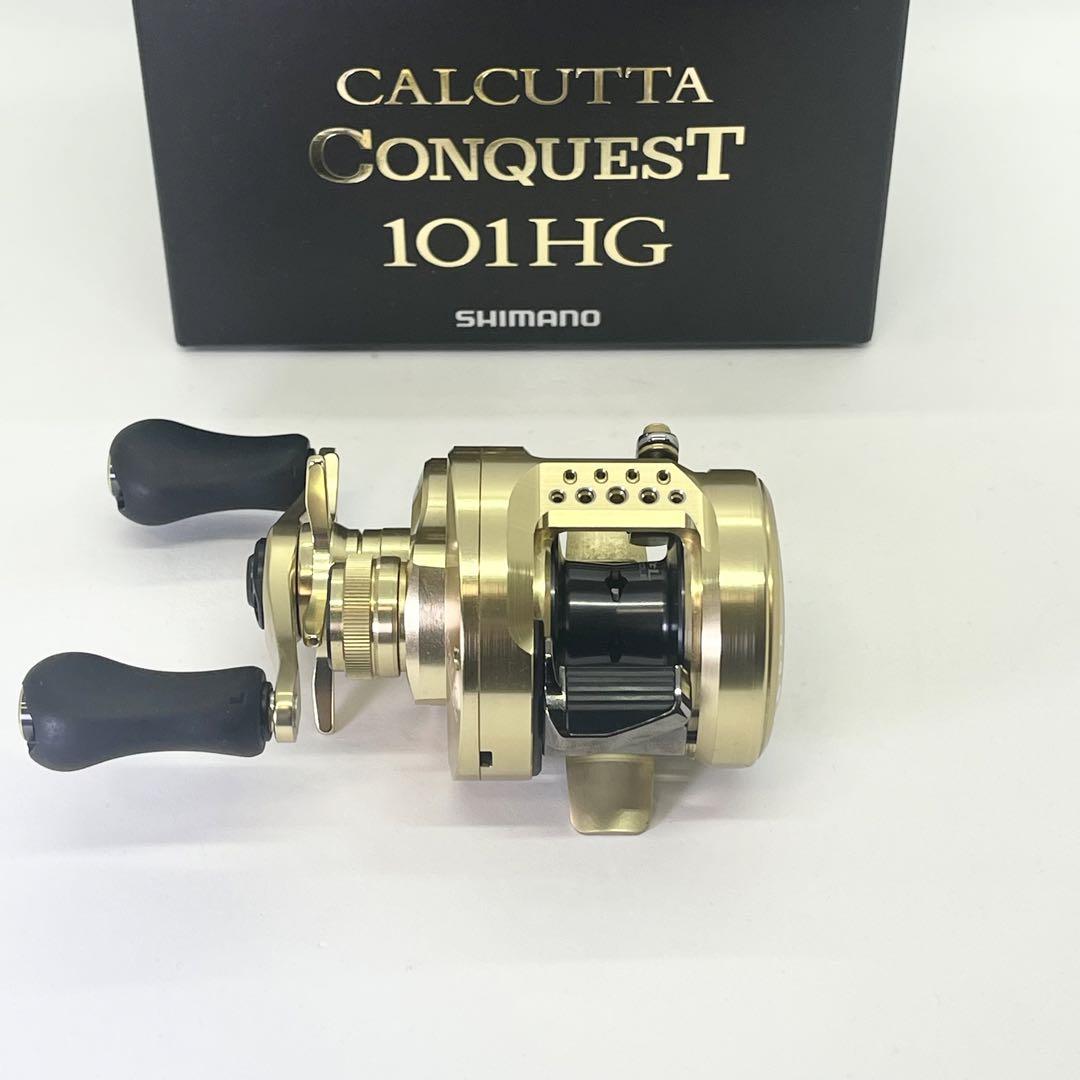 美品 21 シマノ カルカッタコンクエスト101HG（シマノ 21