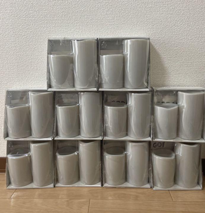 IKEA グダフトン グレー 10セット 20本