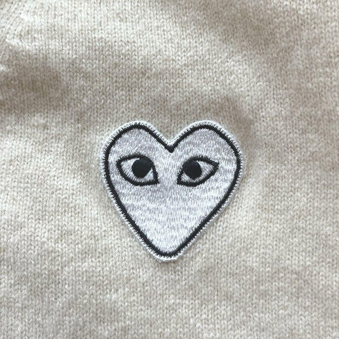 希少 PLAY COMME des GARCONS カーディガン ホワイトハート
