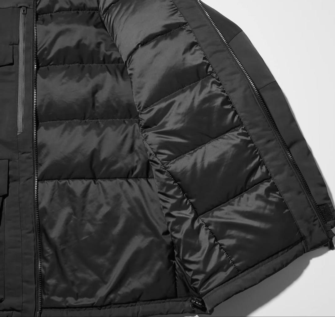 未使用 希少 XXL 黒 ユニクロ × ホワイトマウンテニアリング