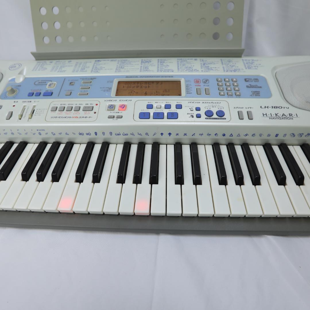 CASIO カシオ　電子ピアノ　電子キーボード　LK-180T 光ナビゲーション