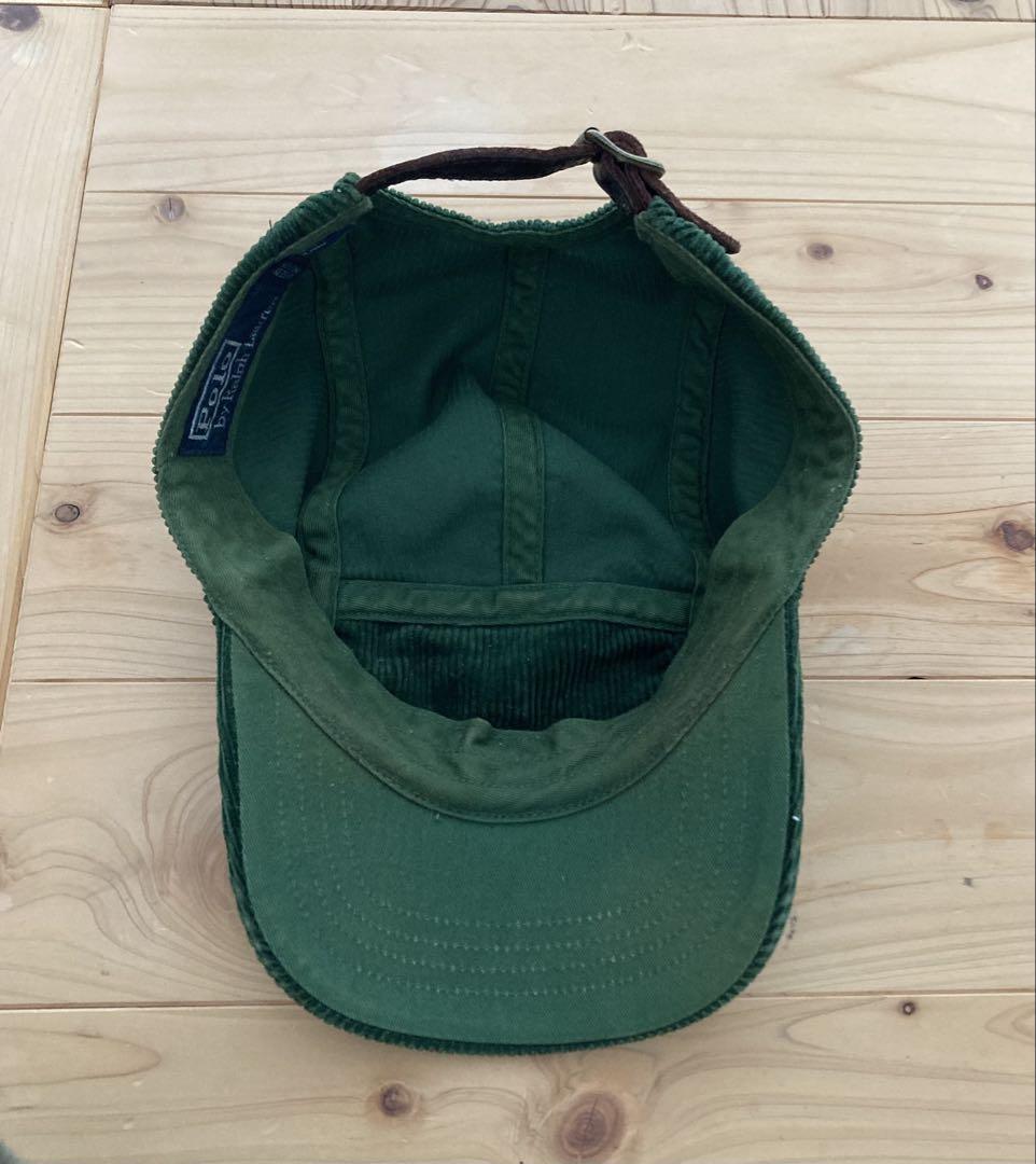 Ralph Lauren ラルフ ジェットキャップ 帽子 コーデュロイ 90s