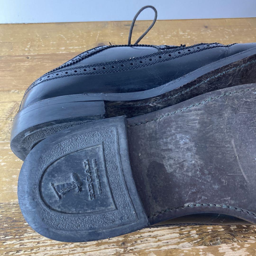 靴 REAGAL wingchip black leather 24.0