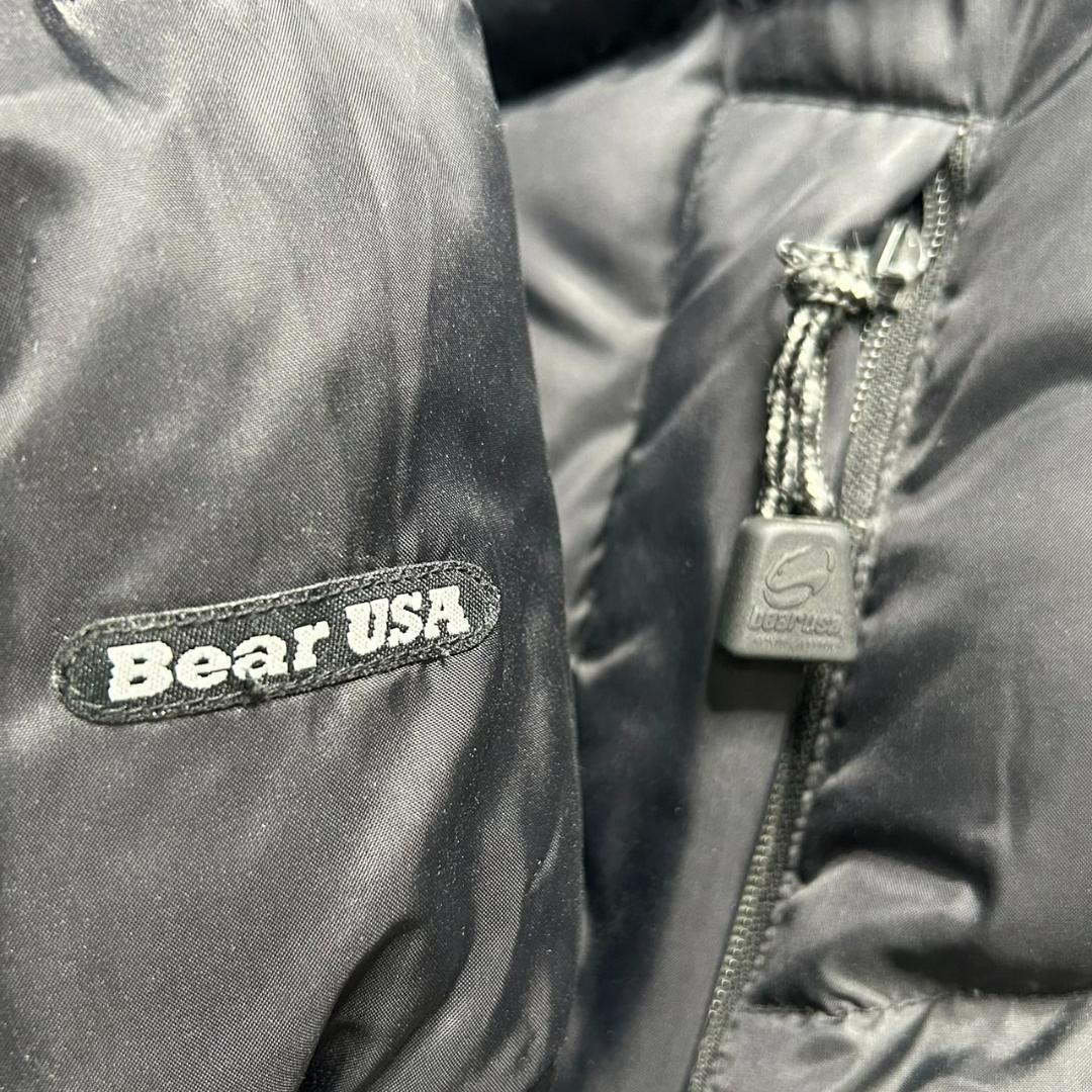 ベアー Bear USA ダウンジャケット リバーシブル 刺繍ロゴ 肉厚