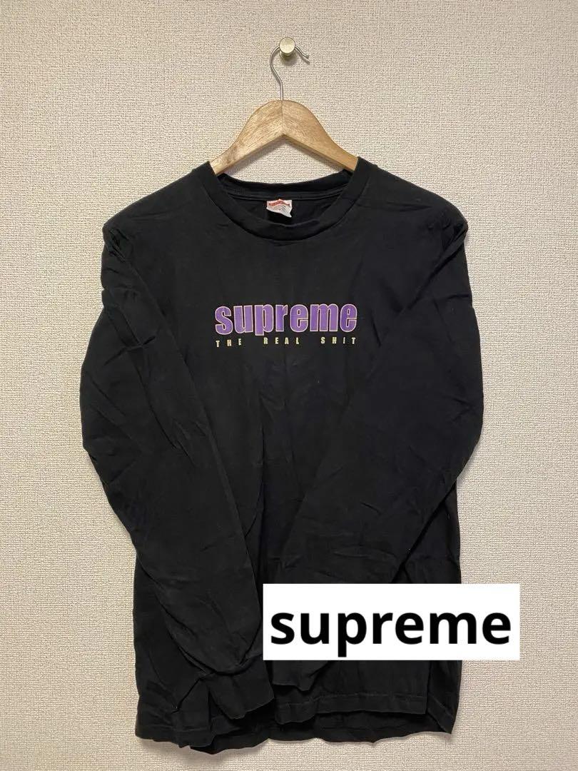 Supreme 長袖Tシャツ Sサイズ 黒