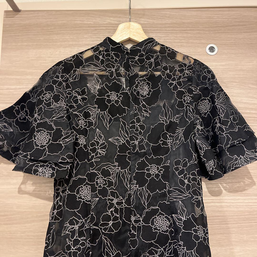スーツ・フォーマル・ドレス Acka. all sheer flower dress