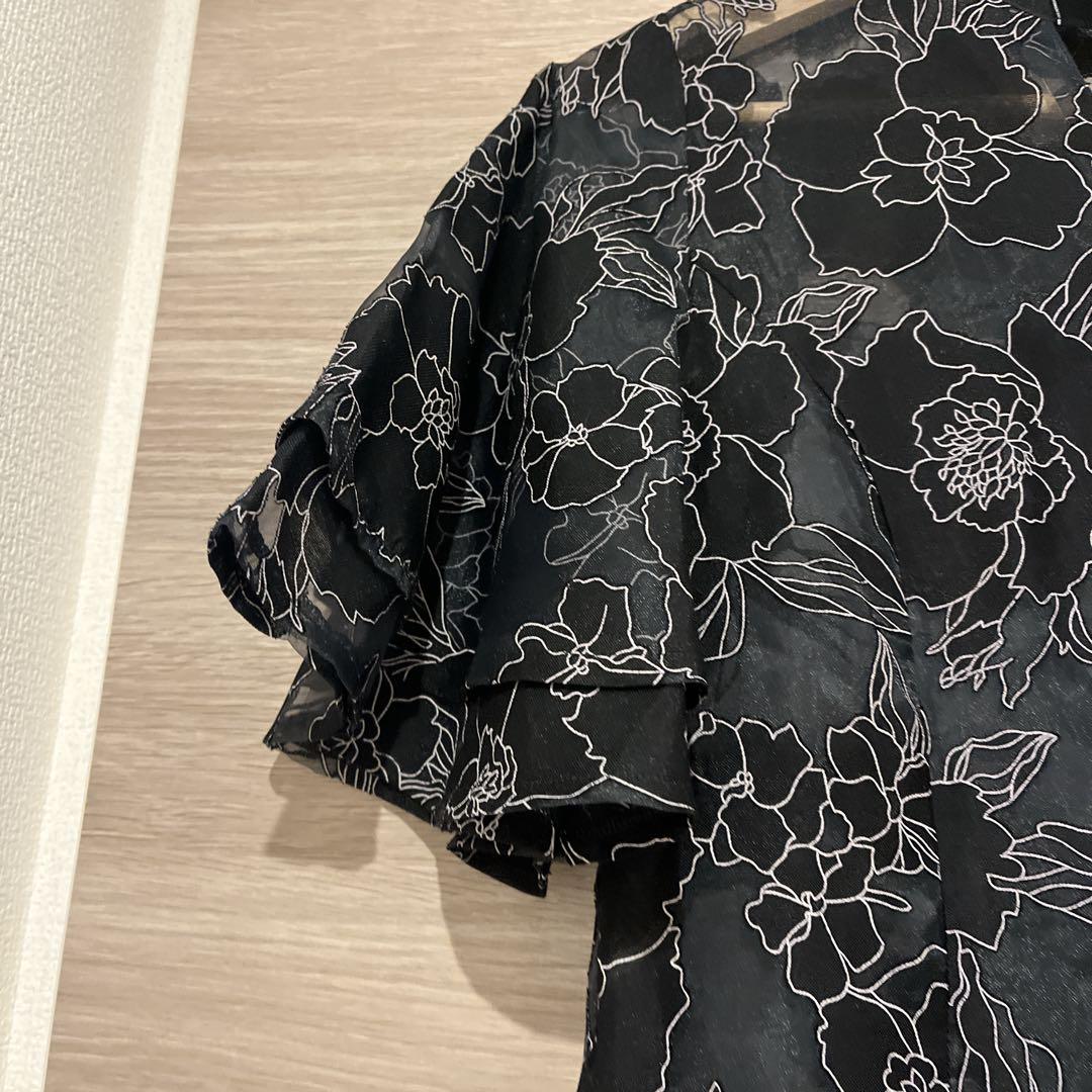 スーツ・フォーマル・ドレス Acka. all sheer flower dress