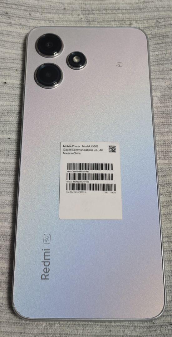 Redmi 12 5G XIG03 シルバー　本体
