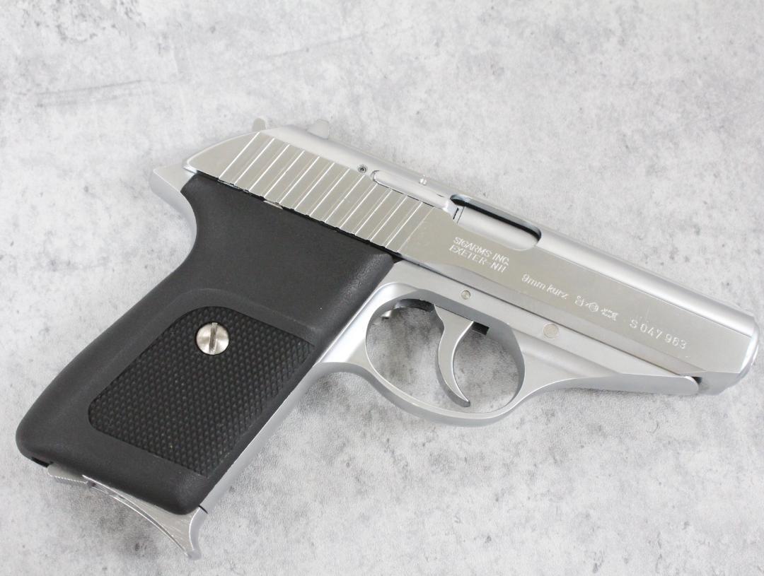 ▲KSC SIG SAUER P230SL シルバー ガスブローバック JASG