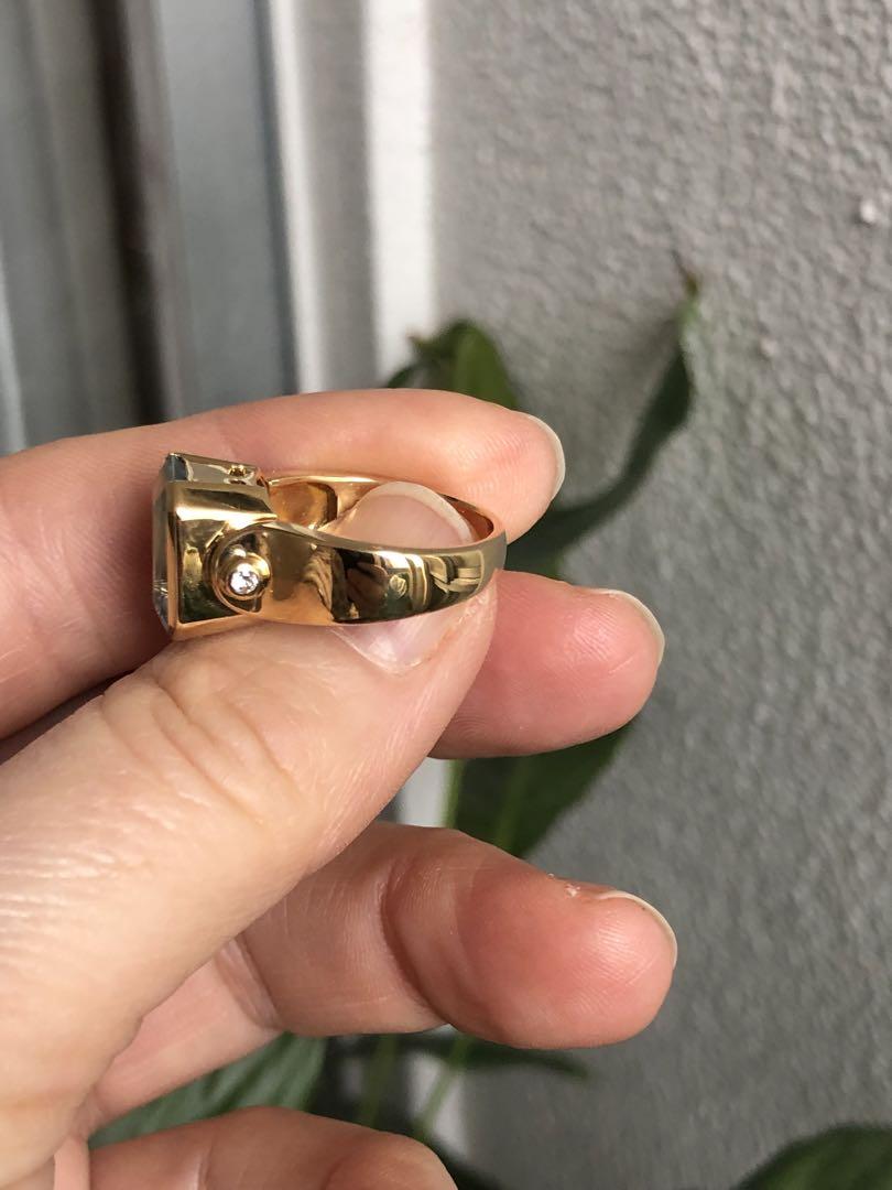 タサキ　TASAKI 5.40ct大粒のアクアマリンリング