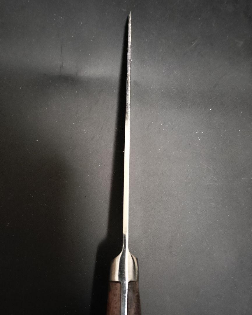 ７０８品　正本　最上　骨スキ　ハガネ　155mm　研ぎ済み　築地