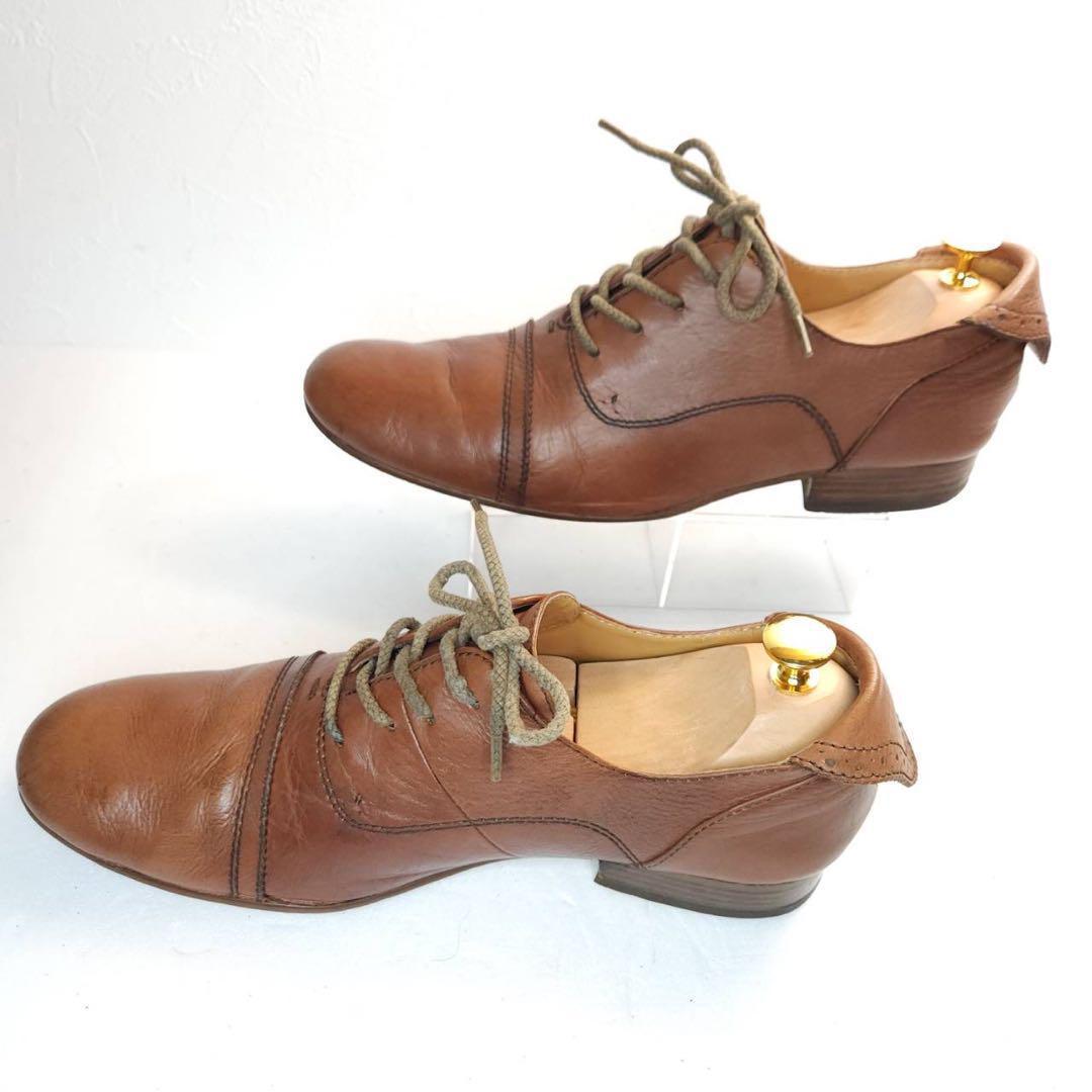 アルフレッドバニスター　ストレートチップ　内羽根　茶　25.5㎝